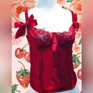 Plus Crimson Corset